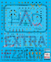 HAD 721012 F-14 Helmet & dress sewing markings Vol.4 1/72