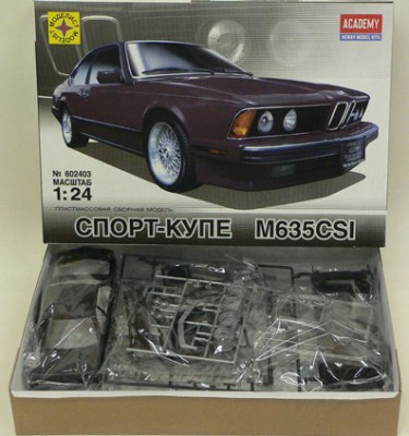 Моделист 602403 Спорт-купе BMW М635CSI автомобиль 1/24
