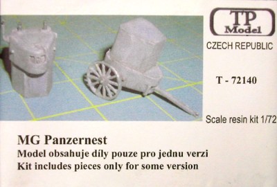TP Model T-72140 MG Panzernest 1/72