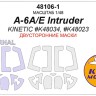 KV Models 48106-1 A-6A/E Intruder (KINETIC #K48034, #K48023) Double sided Kinetic US 1/48