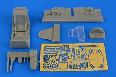 Aires 4698 Bf 109G-5 (late) cockpit set 1/48