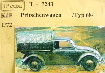 TP Model T-7243 VW PritschwagenTyp68 1/72