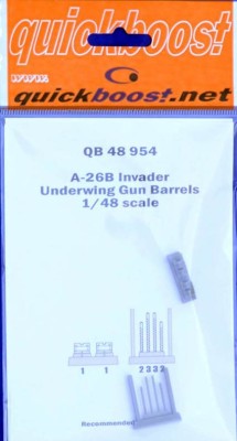 QuickBoost QB48954 A-26B Invader underwing gun barrels (ICM) 1/48