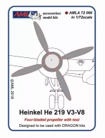 AML AMLA72066 Heinkel He 219 V3-V8 4-bladed propell. w/tool 1/72