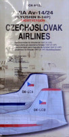 BOA Decals 44123 Av-14/24 (Il-14 early) CZ Airlines 1/144