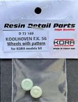 Kora Model D72169 Koolhoven F.K. 56 Wheels w/ pattern (KORA) 1/72