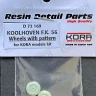 Kora Model D72169 Koolhoven F.K. 56 Wheels w/ pattern (KORA) 1/72