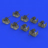 Eduard 653008 BRASSIN 5"/25 caliber gun Mk.10 PRINT 1/350