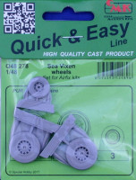 CMK Q48278 Sea Vixen wheels set (AIRF) 1/48