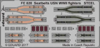 Eduard FE828 Seatbelts USN WWII fighters STEEL 1/48