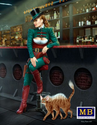 Master Box 24033 На границе Вселенной: Жаклин Аферистка, 75 мм 1/24