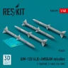 Reskit 48407 AIM-120 (A,B) AMRAAM missiles (4 pcs.) 1/48