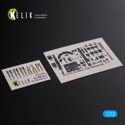 Reskit K72106 Ju-88 A-1 Interior 3D (REV) 1/72