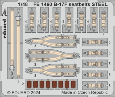 Eduard BIG49426 B-17F regular nose PART I (EDU) 1/48