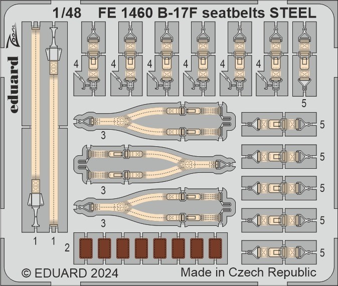 Eduard BIG49426 B-17F regular nose PART I (EDU) 1/48