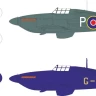 Eduard JX343 Mask Sea Hurricane Mk.IIc marking&nat.insign. 1/32