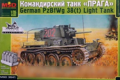 MSD-Maquette MQ 3541 German PzBfwg 38t (Прага) командирский 1/35