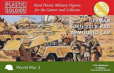 Plastic Soldier WW2V20025 German SdKfz 231 8 Rad Heavy Armoured Car 1/72