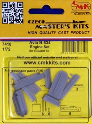 CMK 7418 Avia B-534 - Engine Set (EDU) 1/72