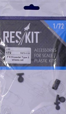 Reskit RS72-0133 F-8 Crusader Type 2 wheels set (ACAD,ITA,HAS) 1/72