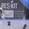 Reskit RS72-0133 F-8 Crusader Type 2 wheels set (ACAD,ITA,HAS) 1/72