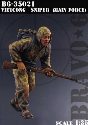 Bravo6 35021 Vietkong Sniper, (Main Forces) 1/35