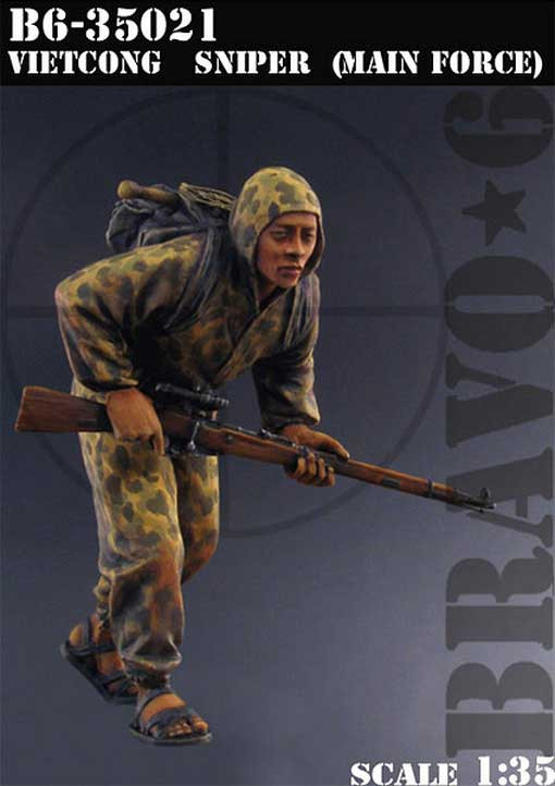 Bravo6 35021 Vietkong Sniper, (Main Forces) 1/35