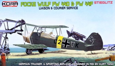 Kora Model KPK72049 Fw 44D/44F Liaison&amp;Courrier Service (4x camo) 1/72