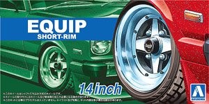 Aoshima 055472 Equipe Shallow Rim 14 Inch 1:24