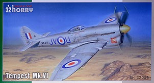 Special Hobby SH32055 Tempest Mk.VI (4x RAF camo) истребитель 1/32