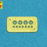 Aber 35 L-198 Armament for Vickers Medium Tank Mk.I OQF 3 pdr Vickers x1 pcs. 0.303 Vickers x2pcs. (designed to be used with Hobby Boss kits) 1/35