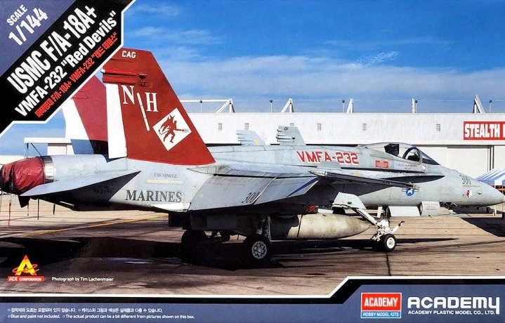 Academy 12627 USMC F/A-18A+ VMFA-232 "Red Devils" 1/144