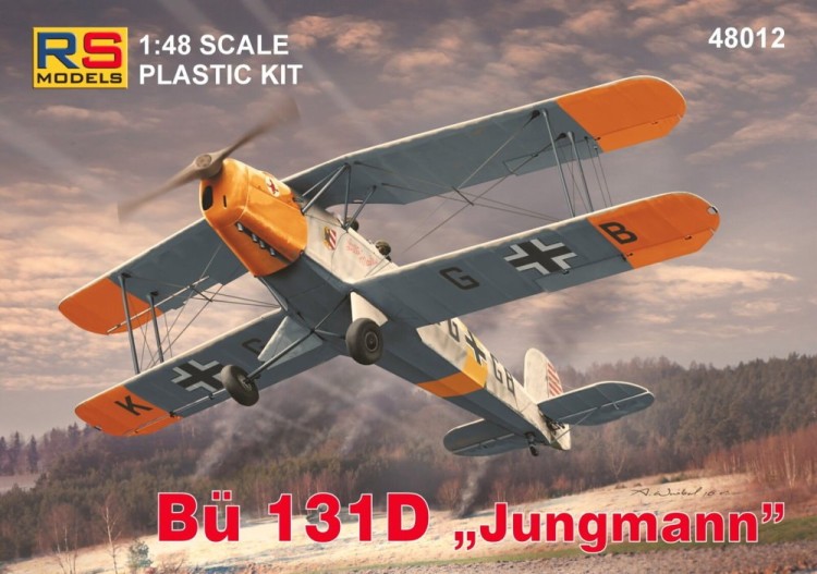 Rs Model 48012 Bucker Bu 131D 'Jungmann' 1/48
