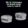 Sbs Model 3D014 Mk.IV Periscopes for British tanks Late A/B 1/35