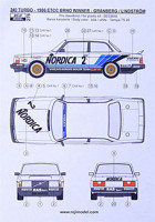 Reji Model 279 Volvo 240 Turbo 1986 ETCC Brno Winner 1/24