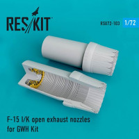 Reskit RSU72-0103 F-15 I/K open exh. nozzles (GWH) 1/72