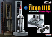 Dragon 56341 Космический аппарат Titan IIIC w/Launch Pad Maiden Flight (1/400)