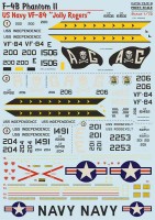 Print Scale 72519 McDonnell F-4B Phantom II US NAVY VF-84 'Jolly Rogers' 1/72