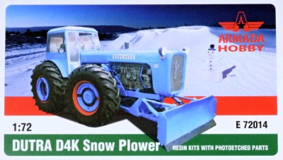 Armada Hobby E72014 DUTRA D4K Snow Plower (resin kit&amp;PE) 1/72