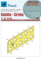 Peewit M00017 Universal mask - Circles (6,0 - 6,9 mm)