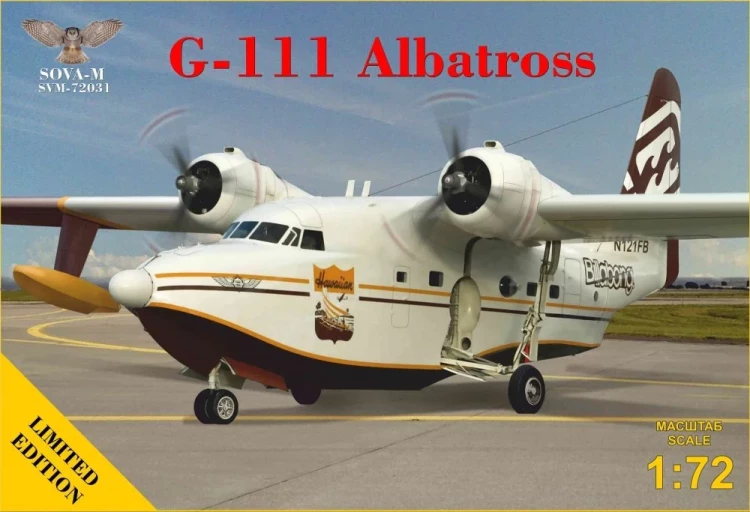 Sova Models 72031 G-111 'Albatross' flying boat (reg.No.N121FB) 1/72