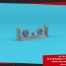 Armory ARAW14321 Boeing B-17B/C/D/E/F Flying Fortress wheels with weighted tyres, for ANI, CFR kits 1/144