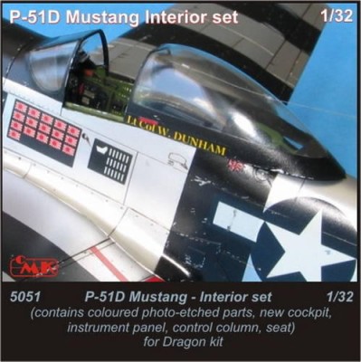 CMK 5051 P-51 Mustang-interior set for Drag. 1/32