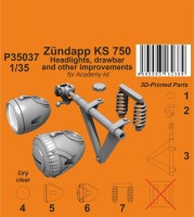 CMK P35037 Zundapp KS 750 - upgrade set (ACAD) 3D-Print 1/35