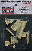 Kora Model DS7236 Fokker D.XXI - Interior Set Mercury eng (MPM) 1/72
