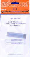Quickboost QB48 838 Su-34 Fullback chaff/flare dispensers (HOBBY) 1/48