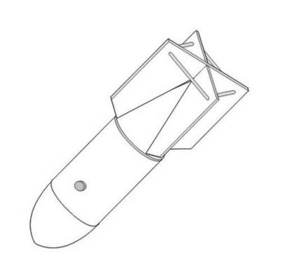 CMK 7184 German WW II Aircraft bombs SC 500 (4 pcs) 1/72