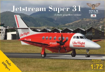 Sova Model 72053 Jetstream Super 31 5-/4-blade prop. (2x camo) 1/72