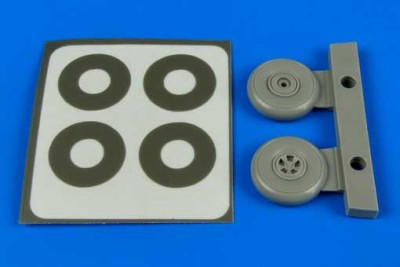 Aires 7302 Hawker Typhoon wheels &amp; paint mask 1/72