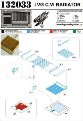 HGW 132033 LVG C.VI Radiator 1/32